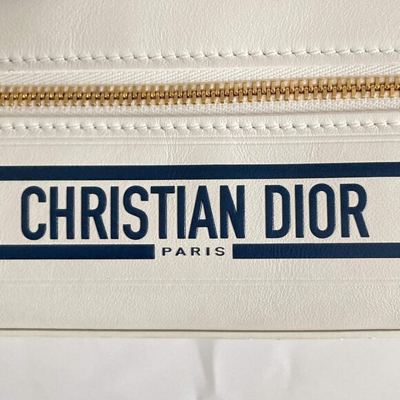 Christian Dior Calfskin Bowling From 2021 Collection by Maria Grazia Chiuri Whit - Picture 9 of 10